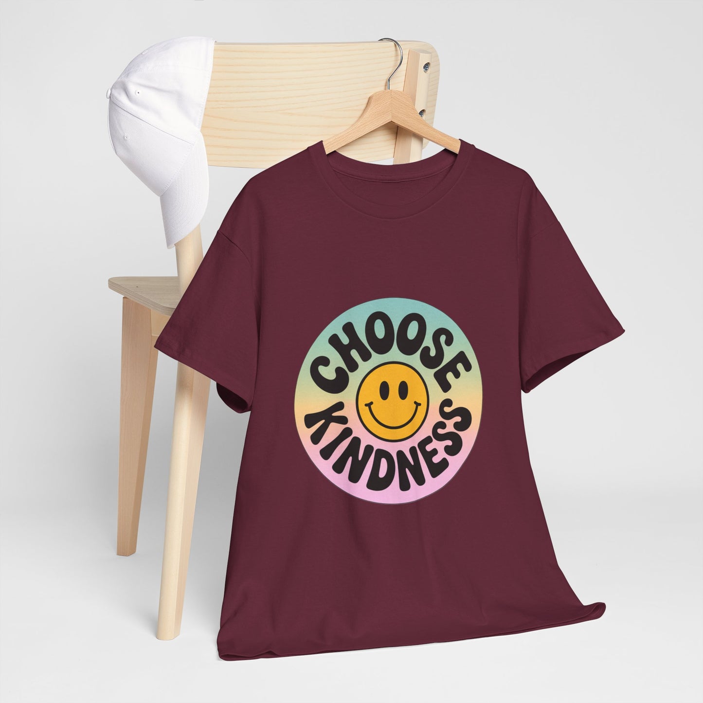 Choose Kindness Unisex Heavy Cotton Tee - Uplifting Graphic T-Shirt