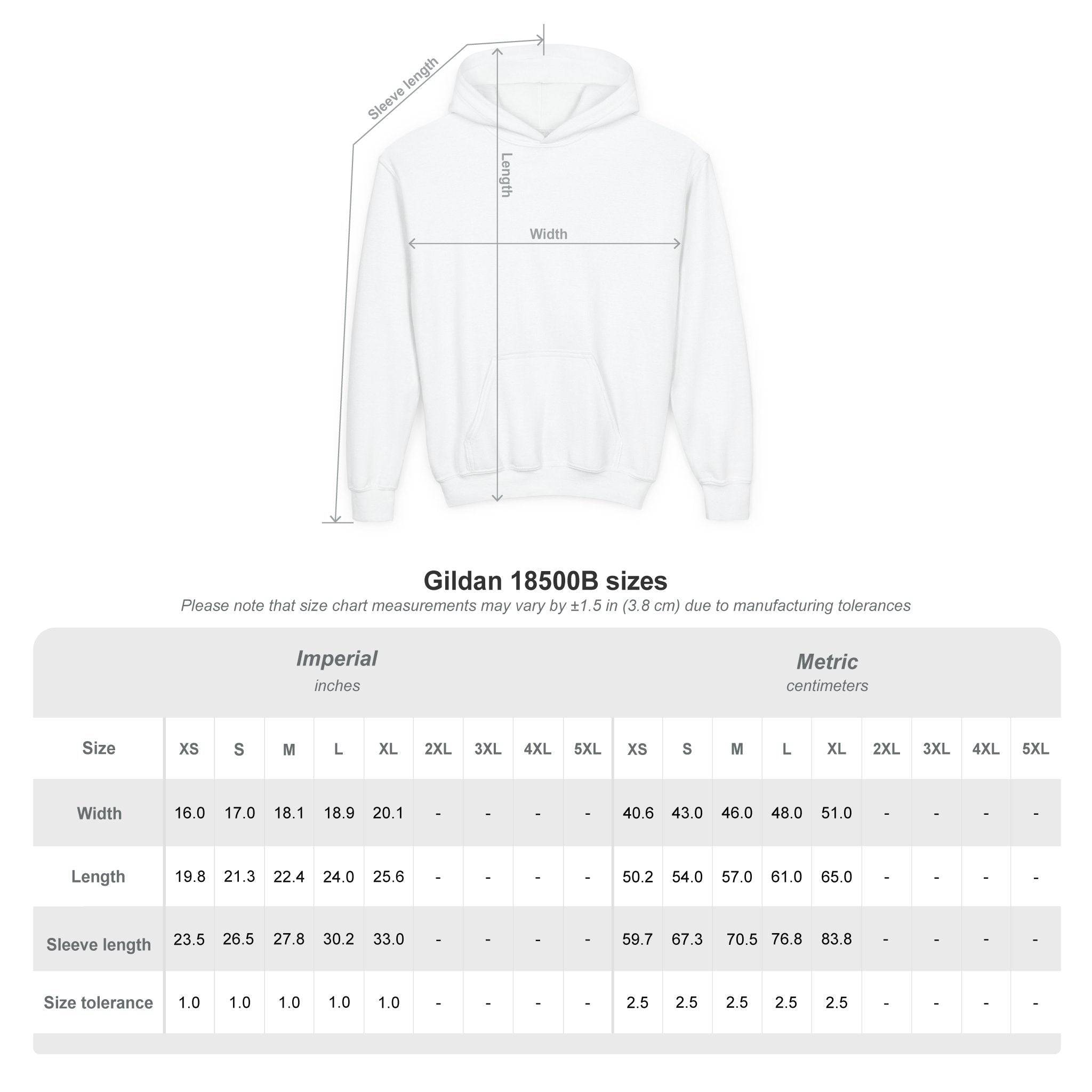 Smile Youth Heavy Blend Hoodie - Cozy, Cheerful Sweatshirt for Kids