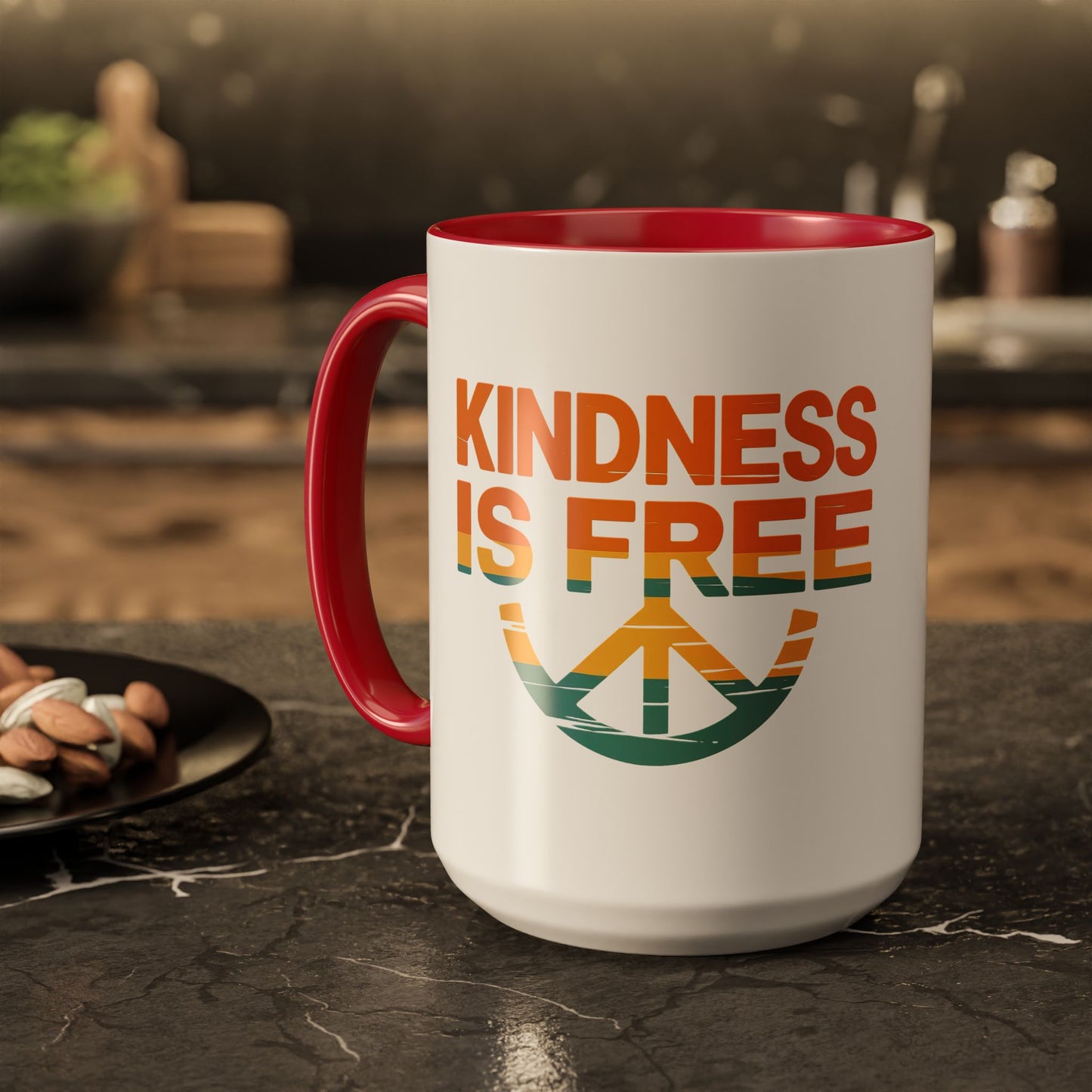 Kindness Is Free Mug - 11oz & 15oz Coffee Cup