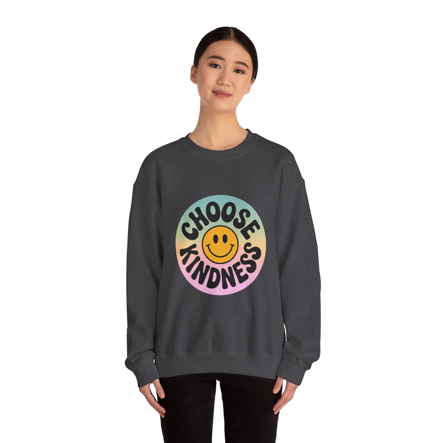 Choose Kindness Unisex Crewneck Sweatshirt - Positive Vibes Apparel