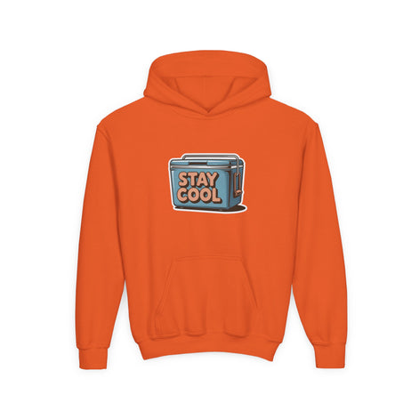 Youth Hooded Sweatshirt - Stay Cool Graphic