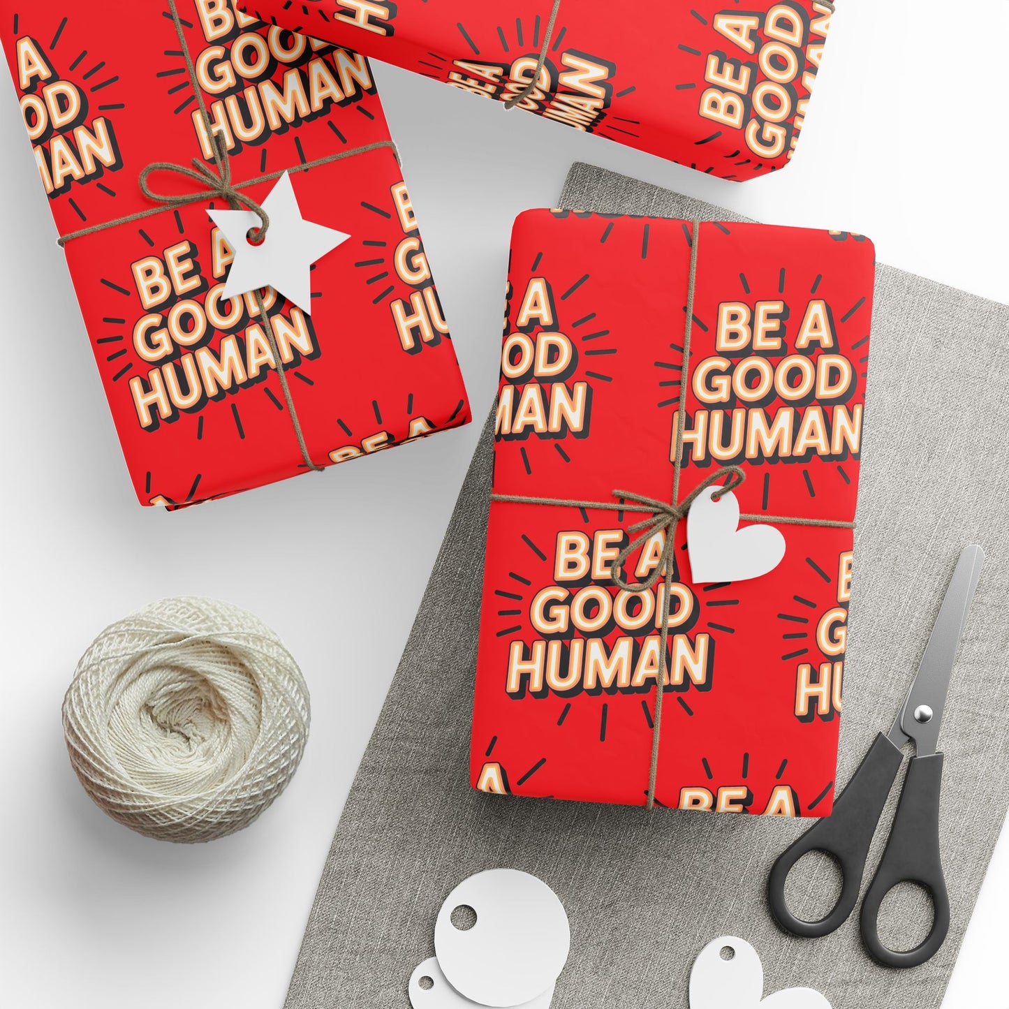 Be a Good Human Gift Wrap (Single Roll)