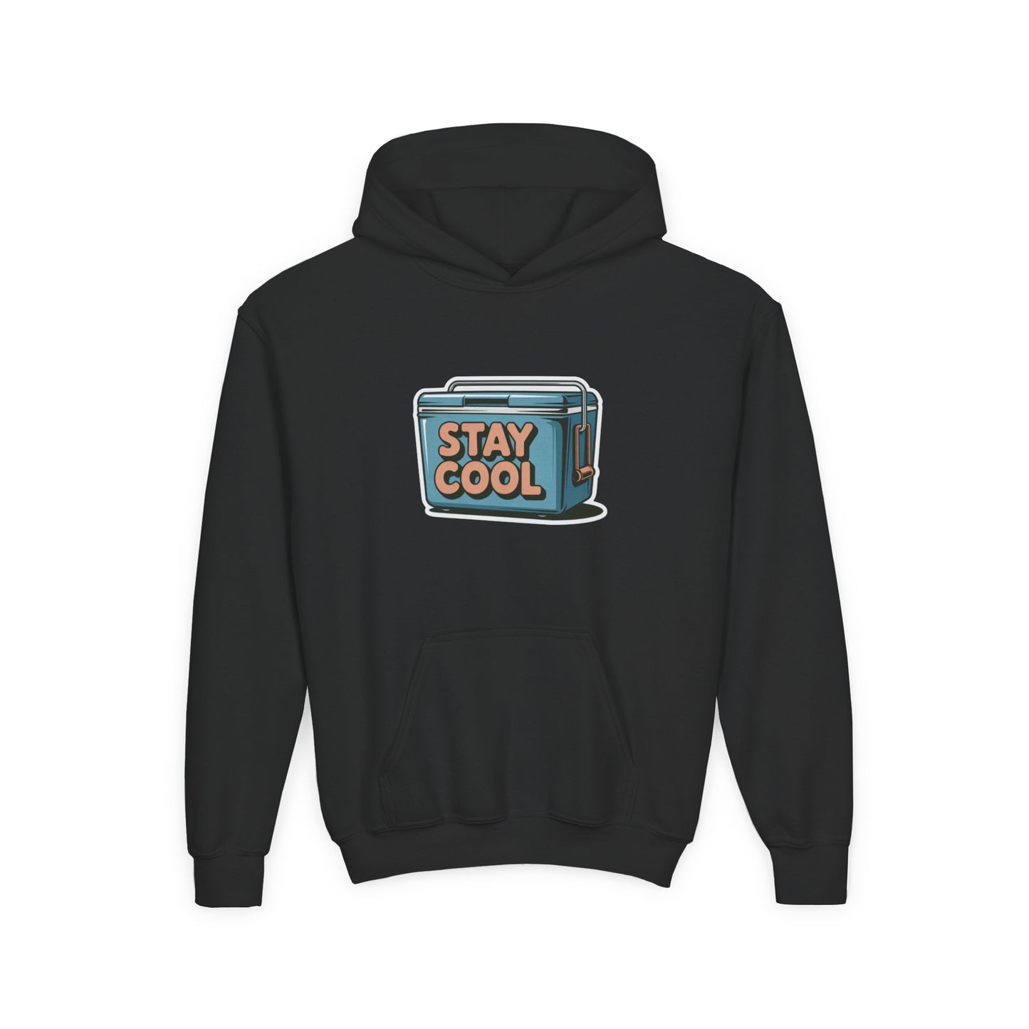 Youth Hooded Sweatshirt - Stay Cool Graphic