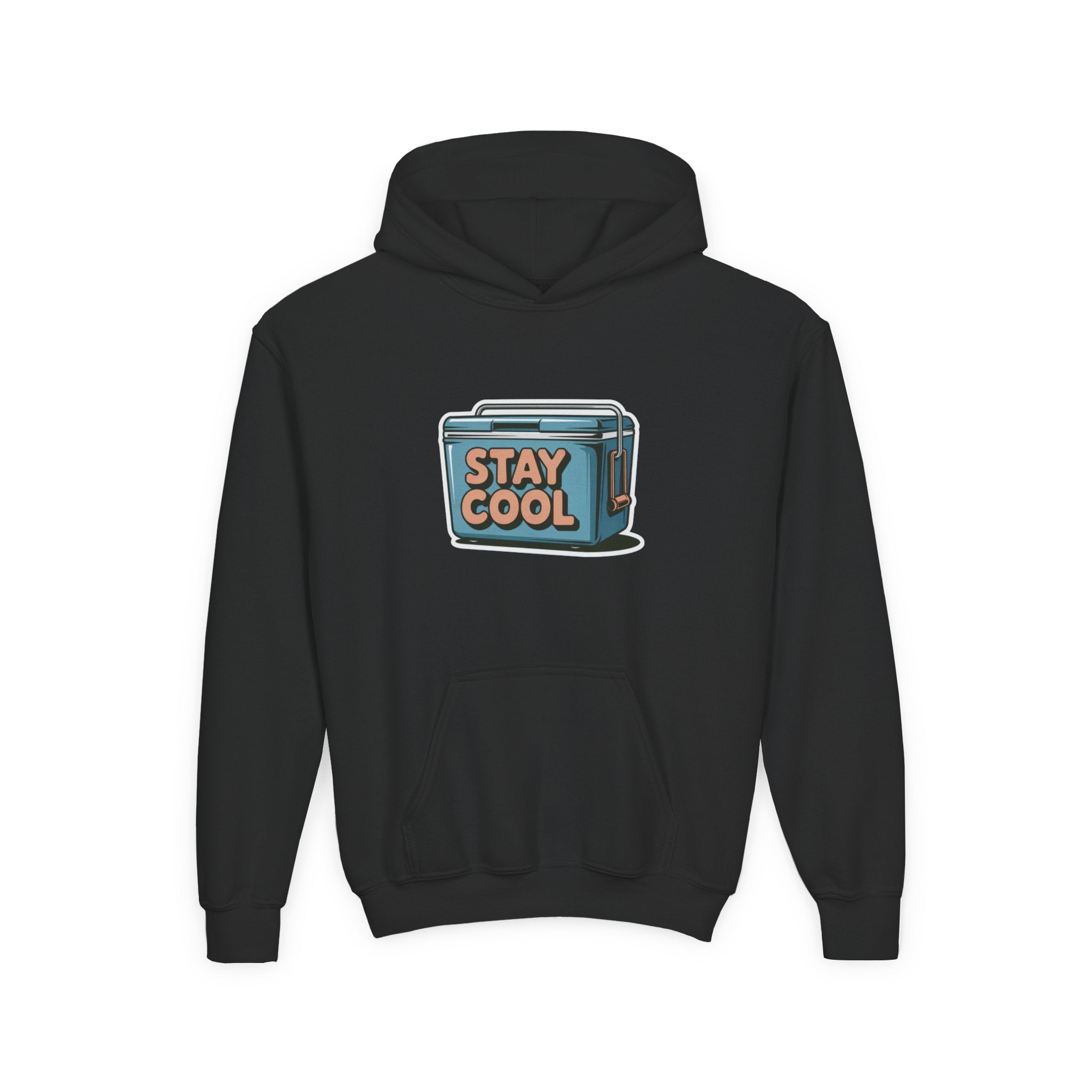 Youth Hooded Sweatshirt - Stay Cool Graphic