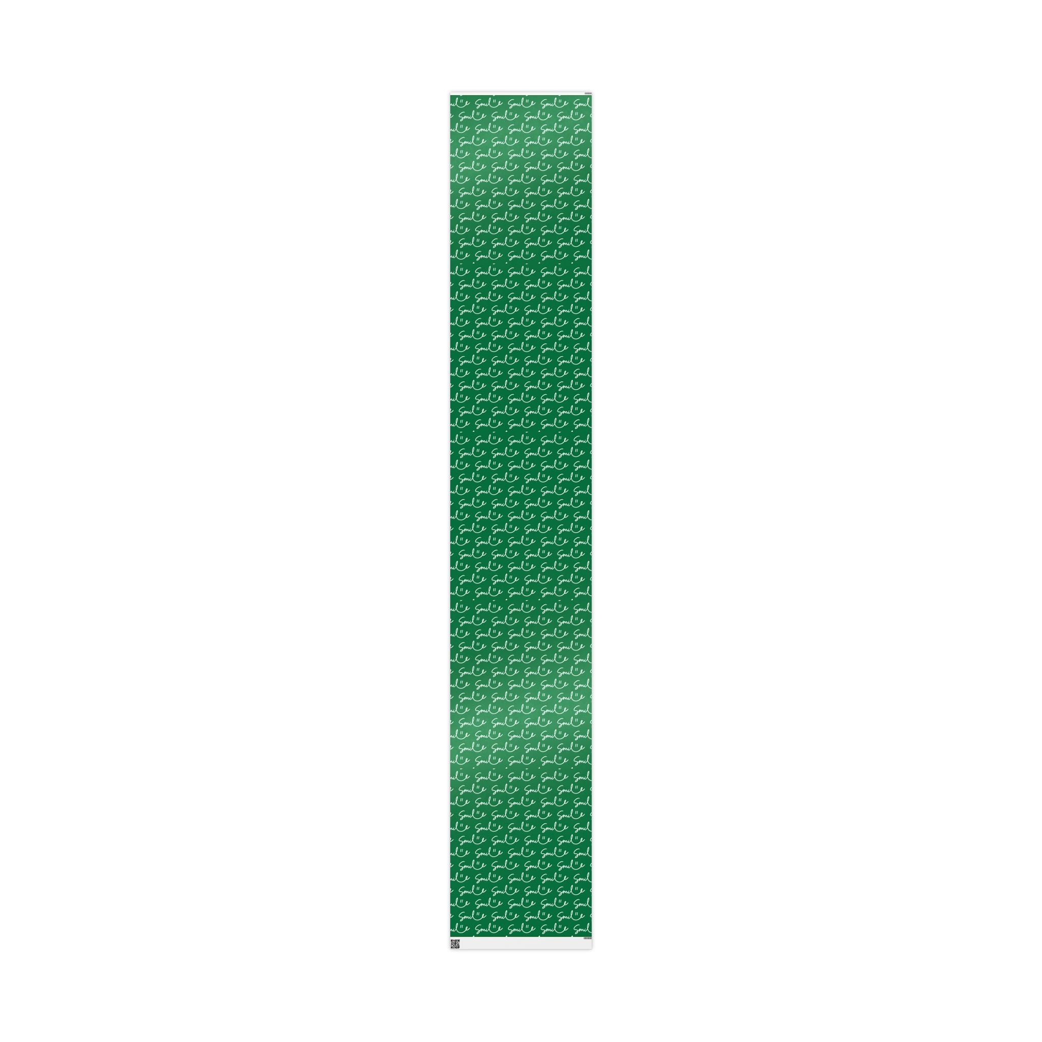Green Smile Stylish Gift Wrapping Paper for Any Occasion