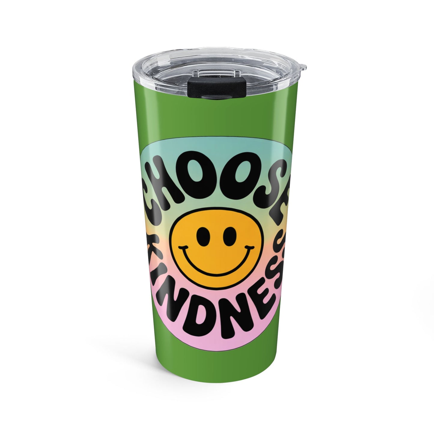 Light Green Choose Kindness Tumblers – 20oz Travel Mugs for Positive Vibes