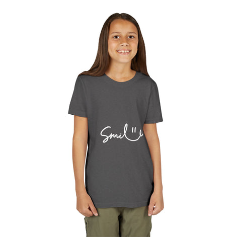 Smiley Youth Short Sleeve Tee - Positive Vibes for Kids