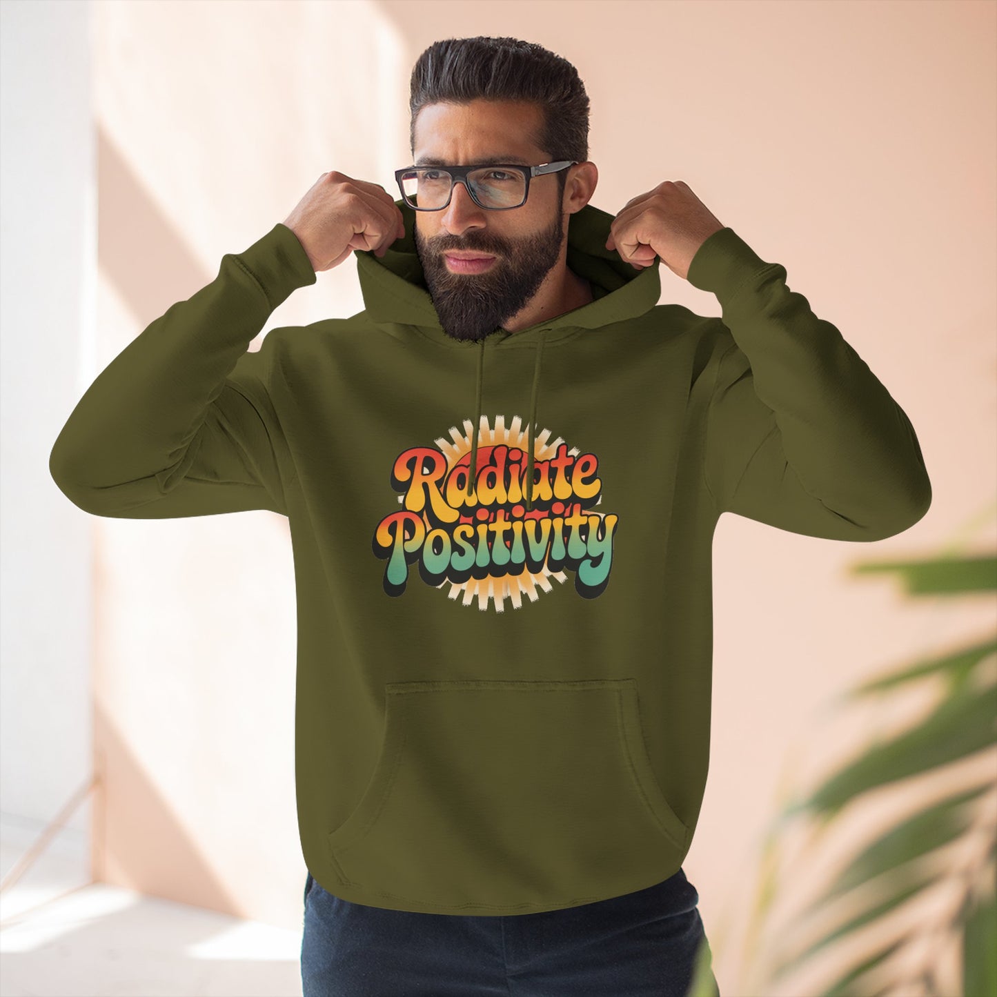 Radiate Positivity Fleece Hoodie