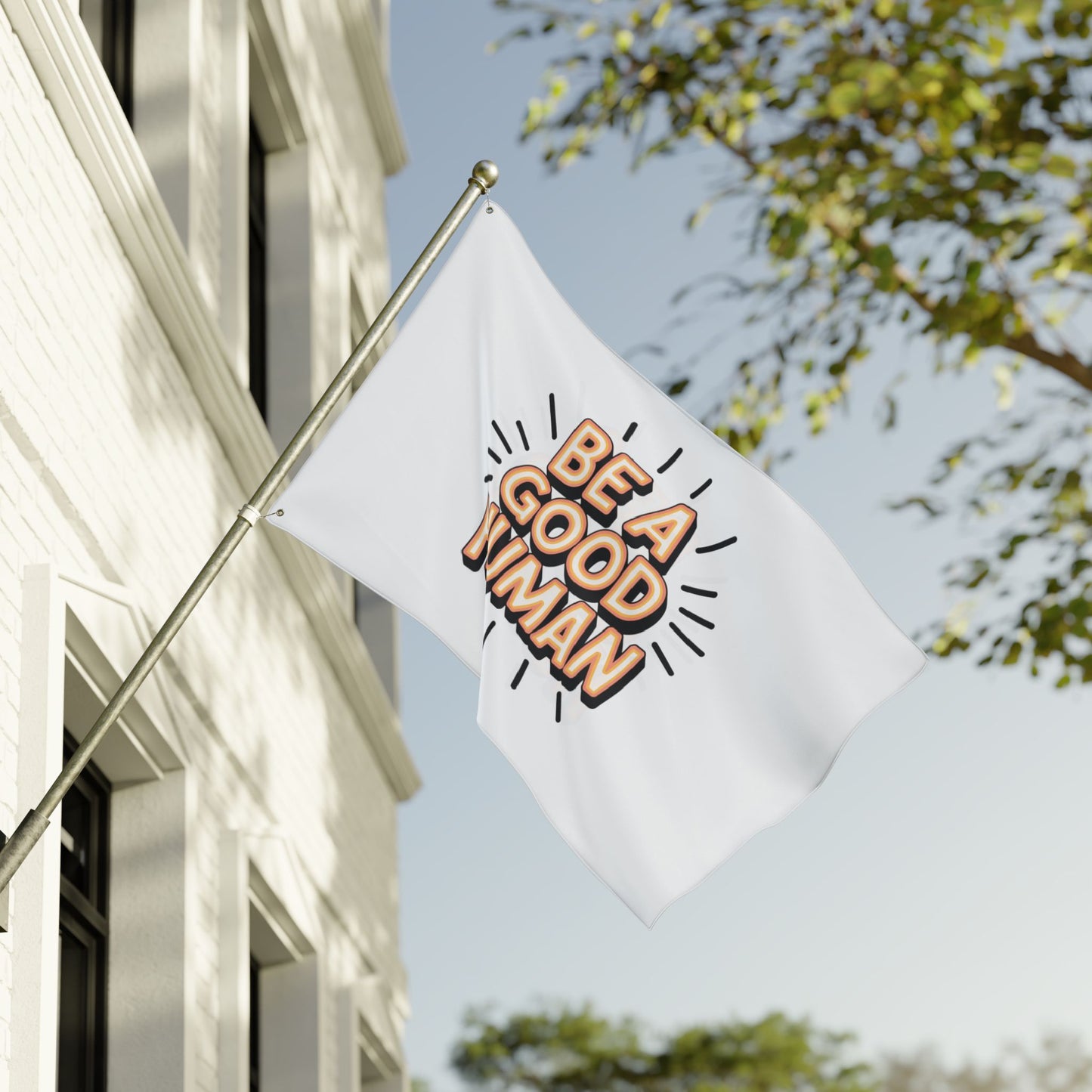 Be A Good Human Flag — Double-Sided Inspirational Outdoor/Indoor Banner
