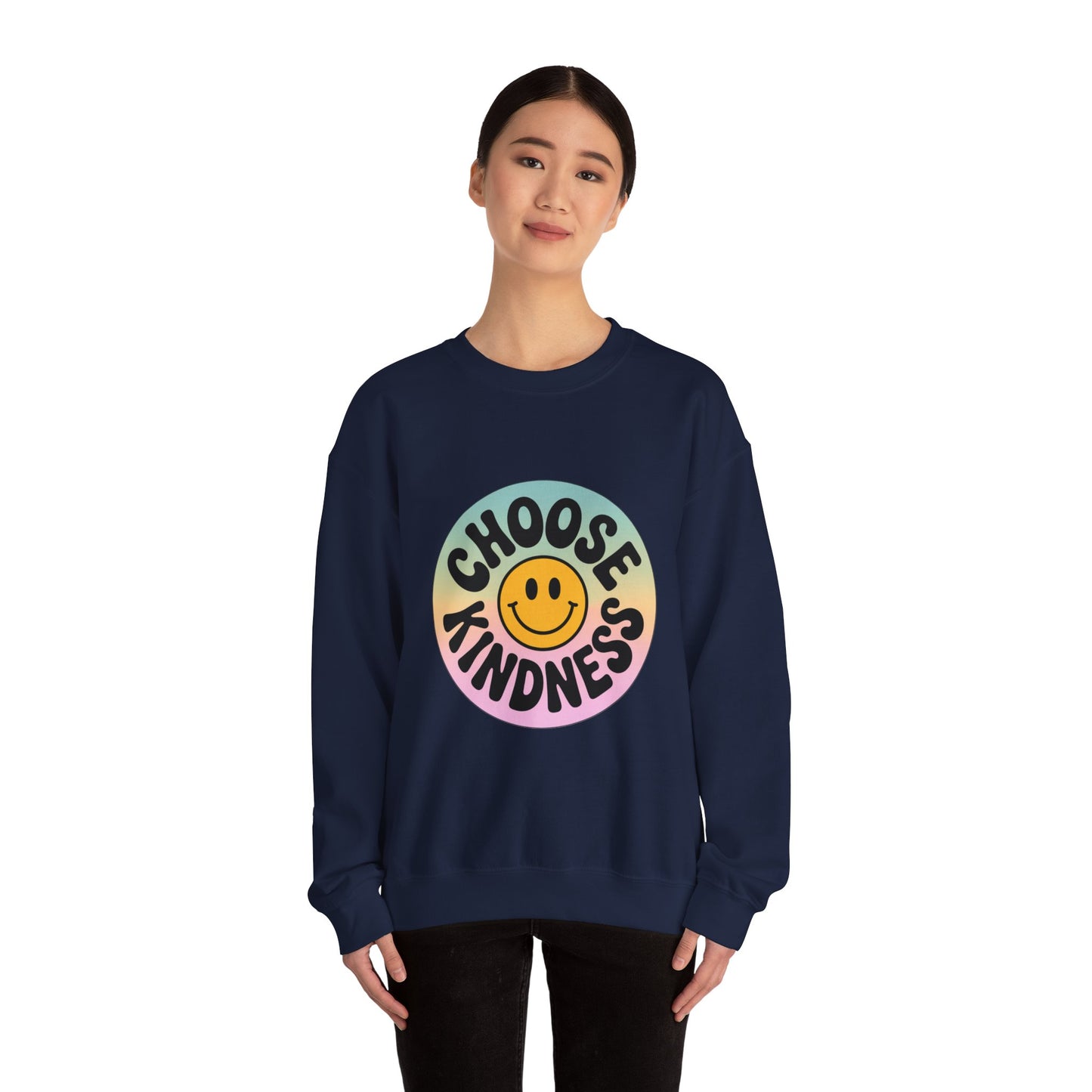 Choose Kindness Unisex Crewneck Sweatshirt - Positive Vibes Apparel