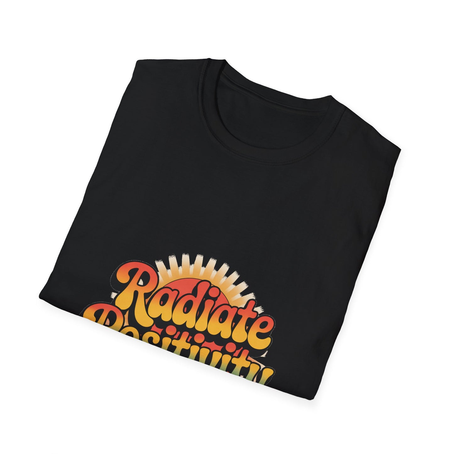 Radiate Positivity Unisex Softstyle T-Shirt - Feel Good Vibes