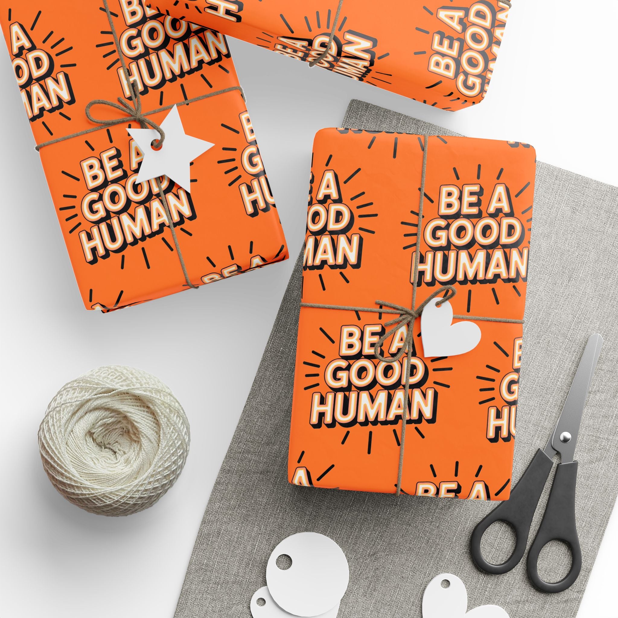 Be a Good Human Gift Wrap (Single Roll)
