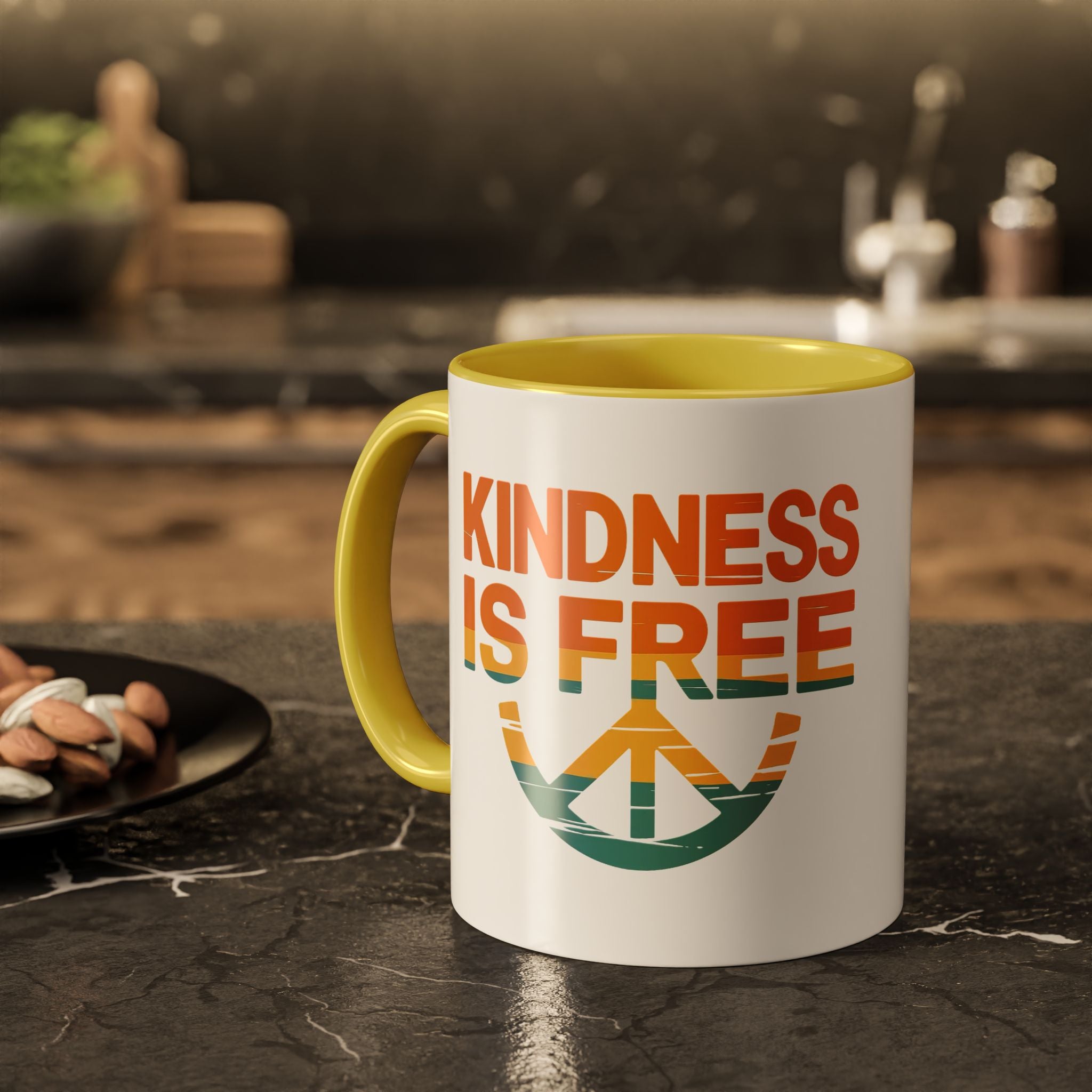 Kindness Is Free Mug - 11oz & 15oz Coffee Cup