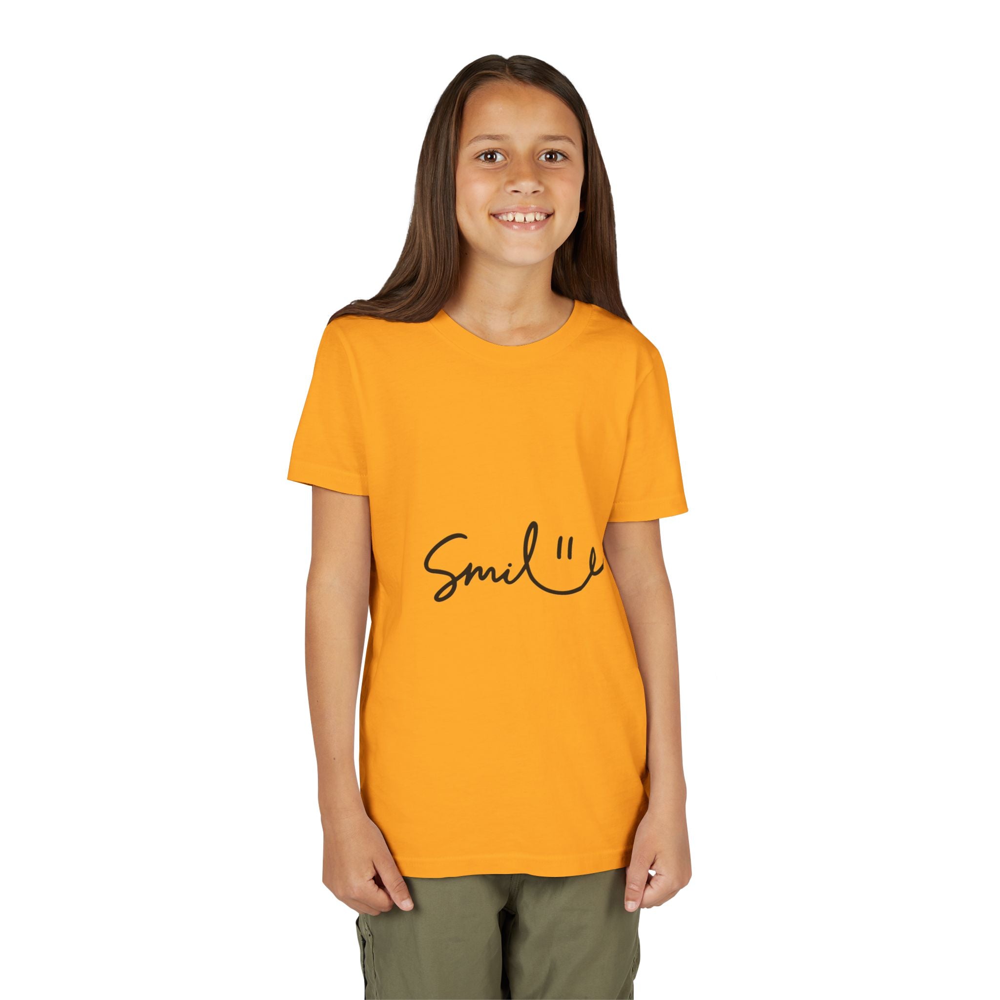 Smiley Youth Short Sleeve Tee - Positive Vibes for Kids