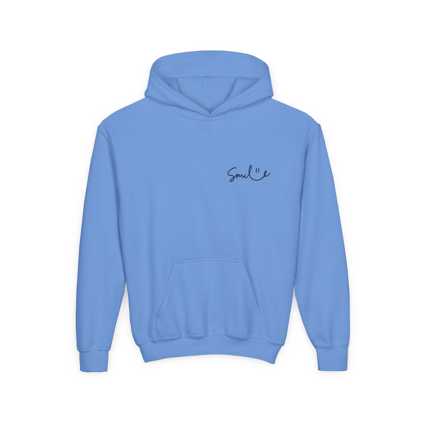 Smile Youth Hoodie - Cozy Heavy Blend Sweatshirt for Kids