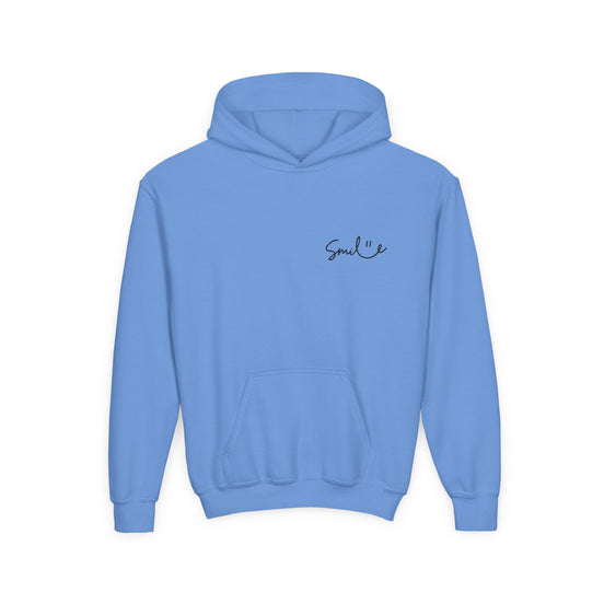 Smile Youth Hoodie - Cozy Heavy Blend Sweatshirt for Kids