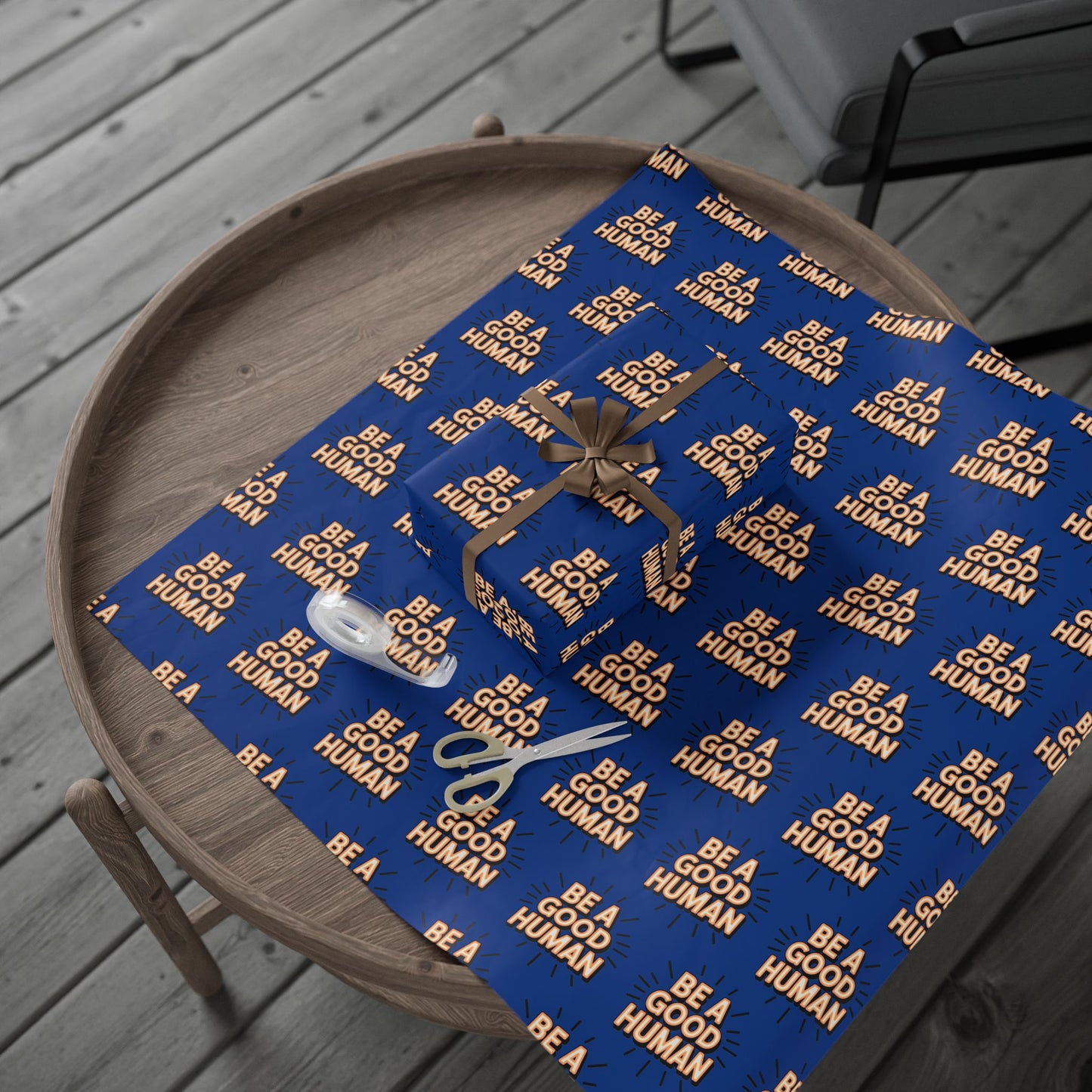 Be a Good Human Gift Wrap (Single Roll)