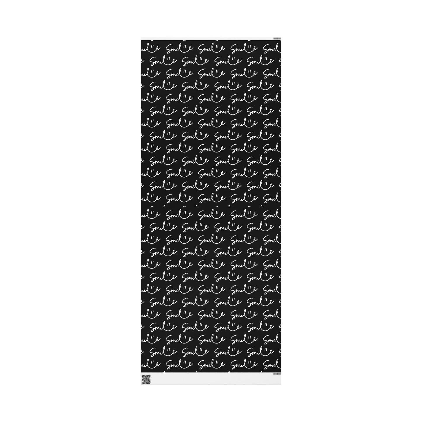 Black/White Smile Stylish Gift Wrapping Paper for Any Occasion