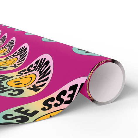Pink Choose Kindness Wrapping Papers