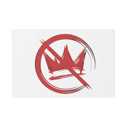 No Kings in the United States yard sign