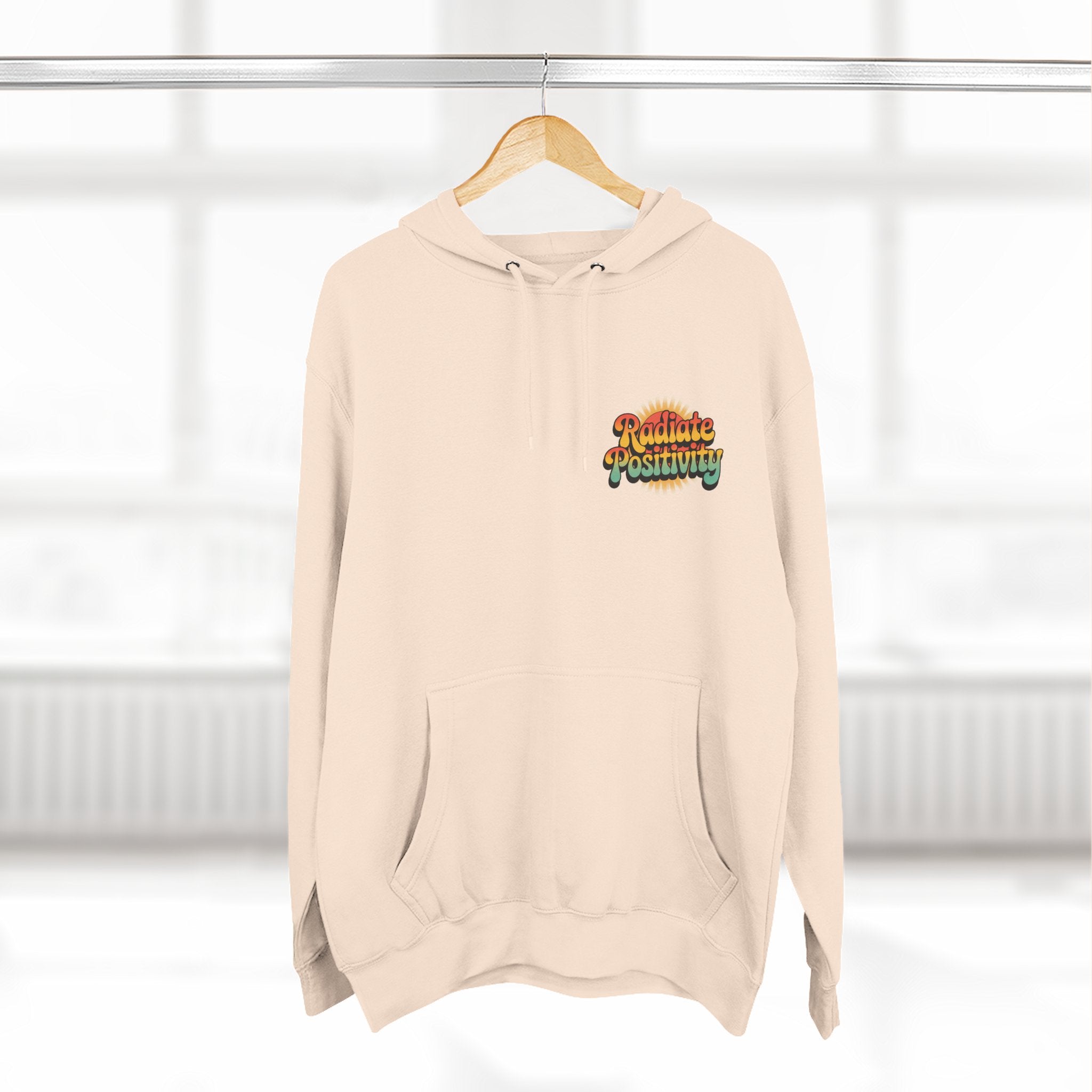Radiate Positivity Three-Panel Fleece Hoodie