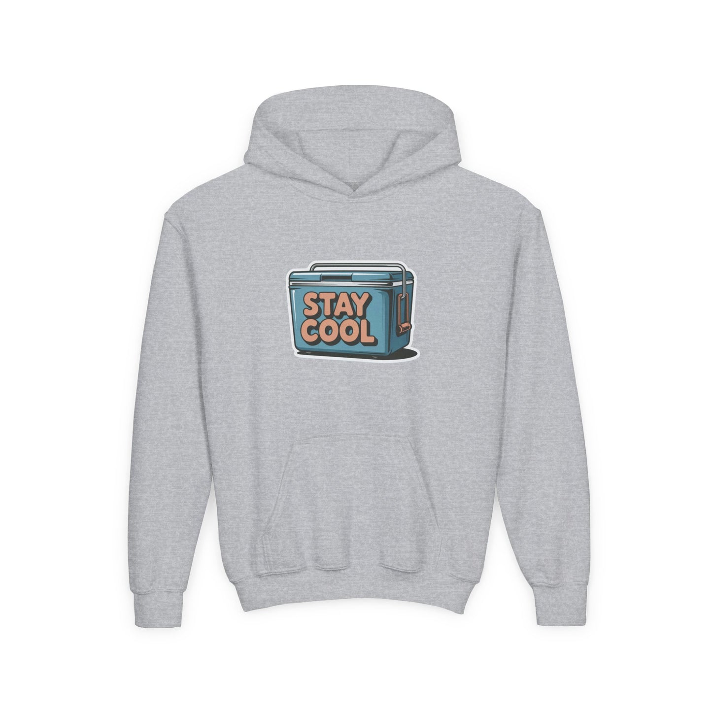Youth Hooded Sweatshirt - Stay Cool Graphic