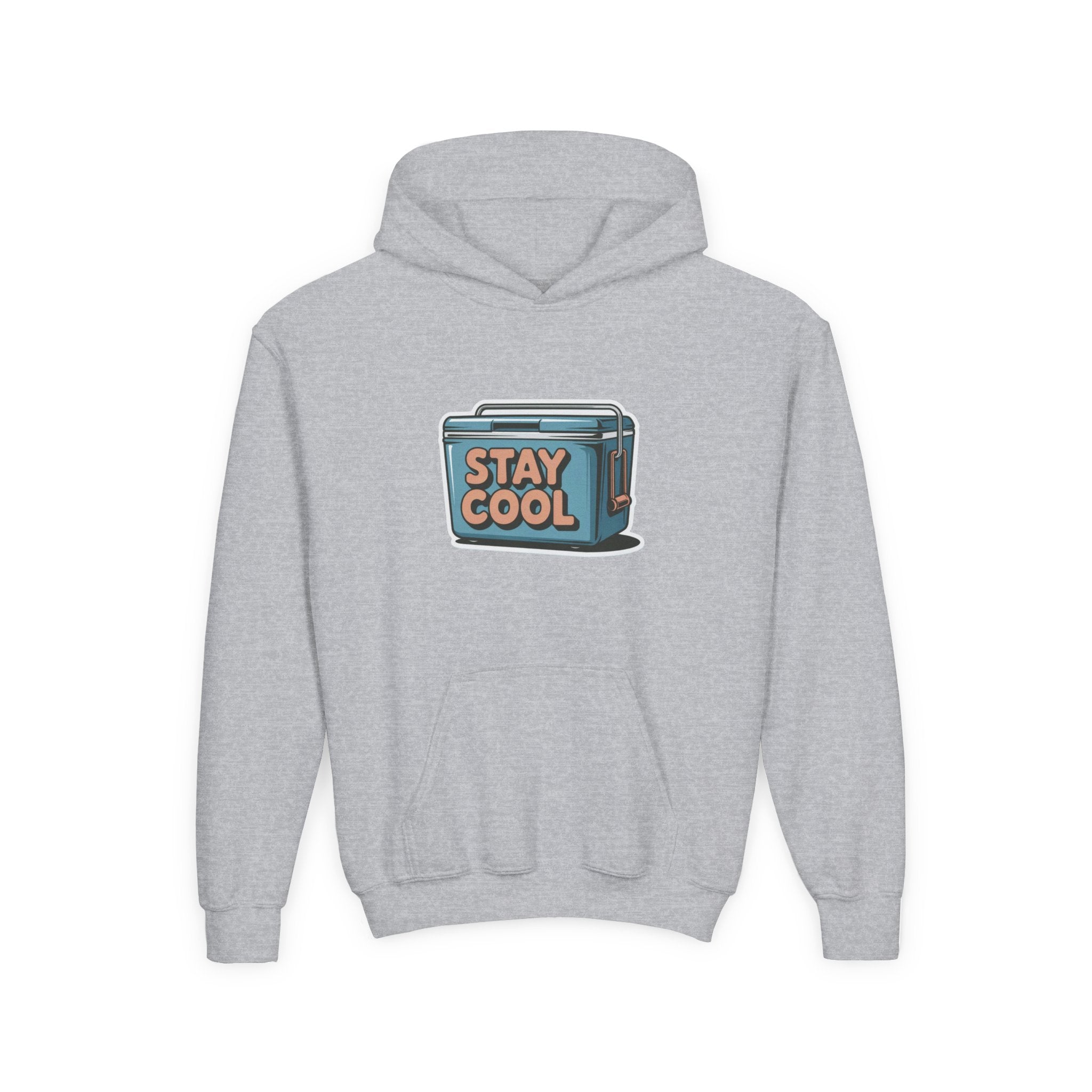 Youth Hooded Sweatshirt - Stay Cool Graphic