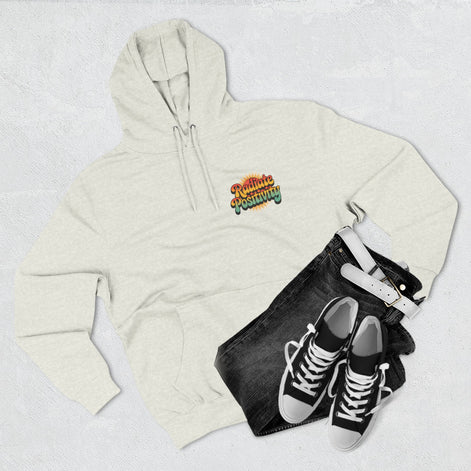 Radiate Positivity Three-Panel Fleece Hoodie