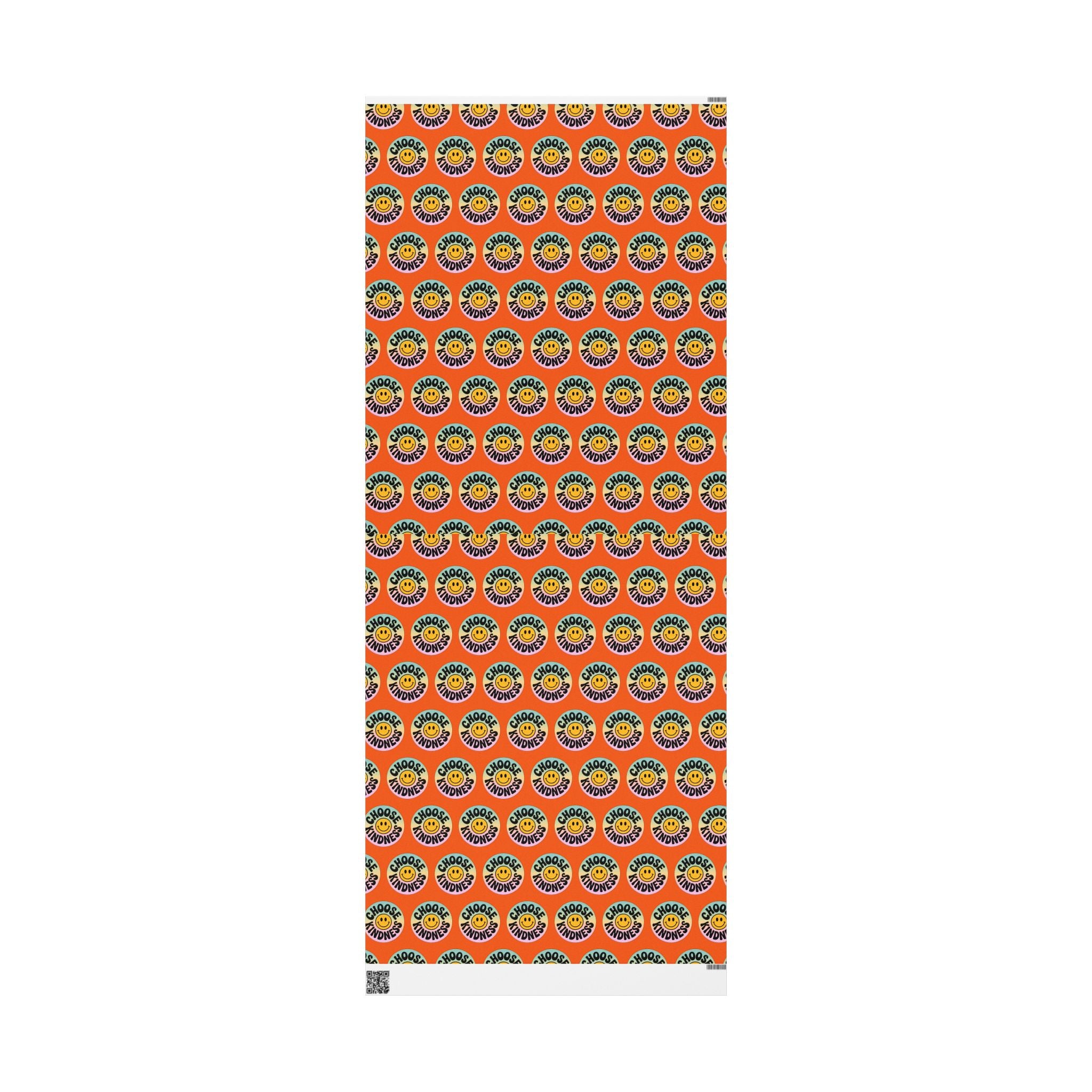 Orange Choose Kindness Wrapping Papers