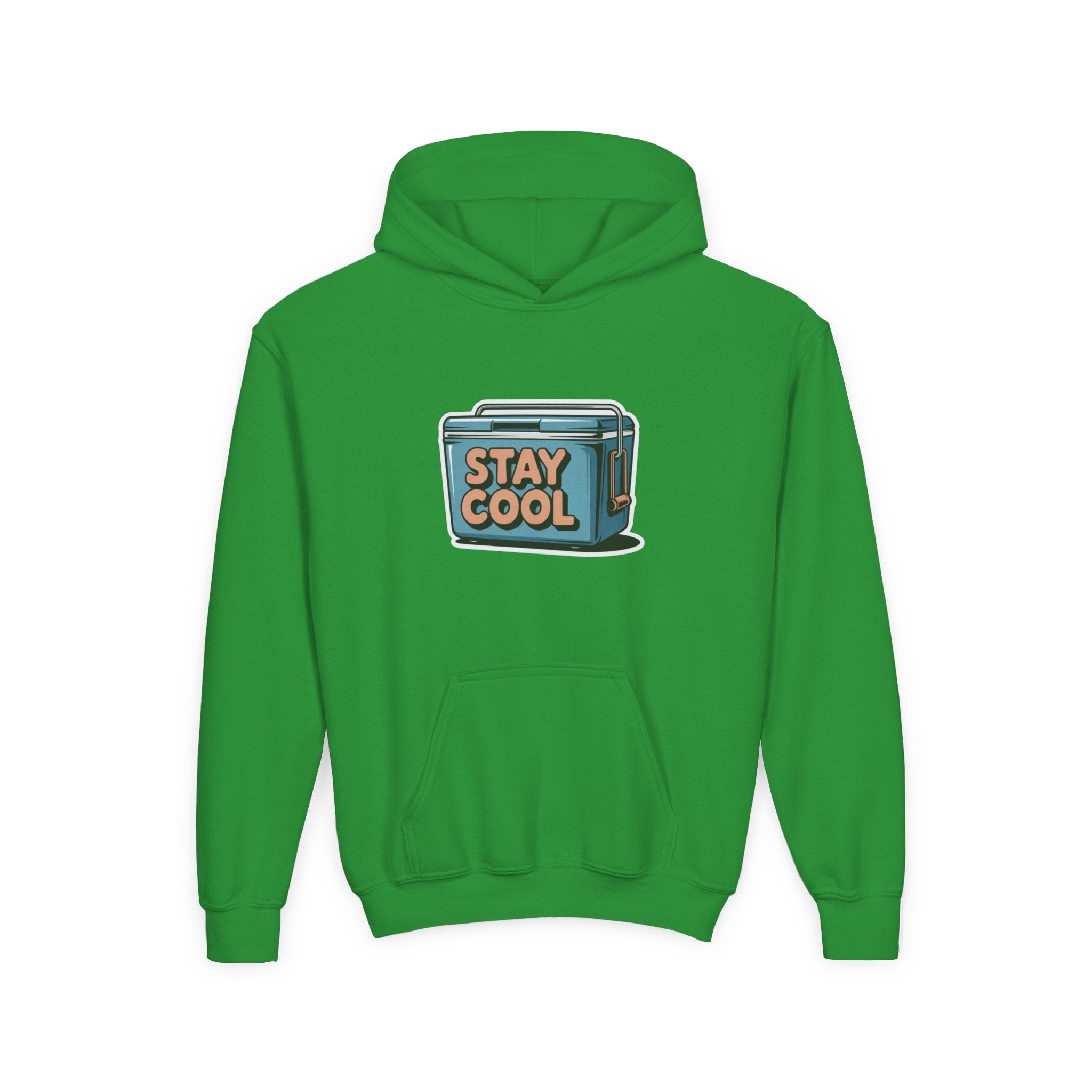 Youth Hooded Sweatshirt - Stay Cool Graphic