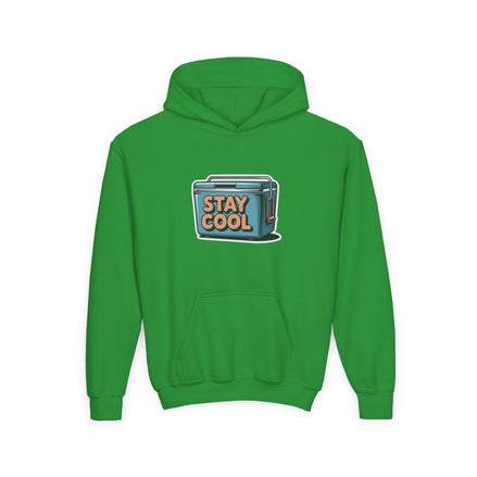 Youth Hooded Sweatshirt - Stay Cool Graphic