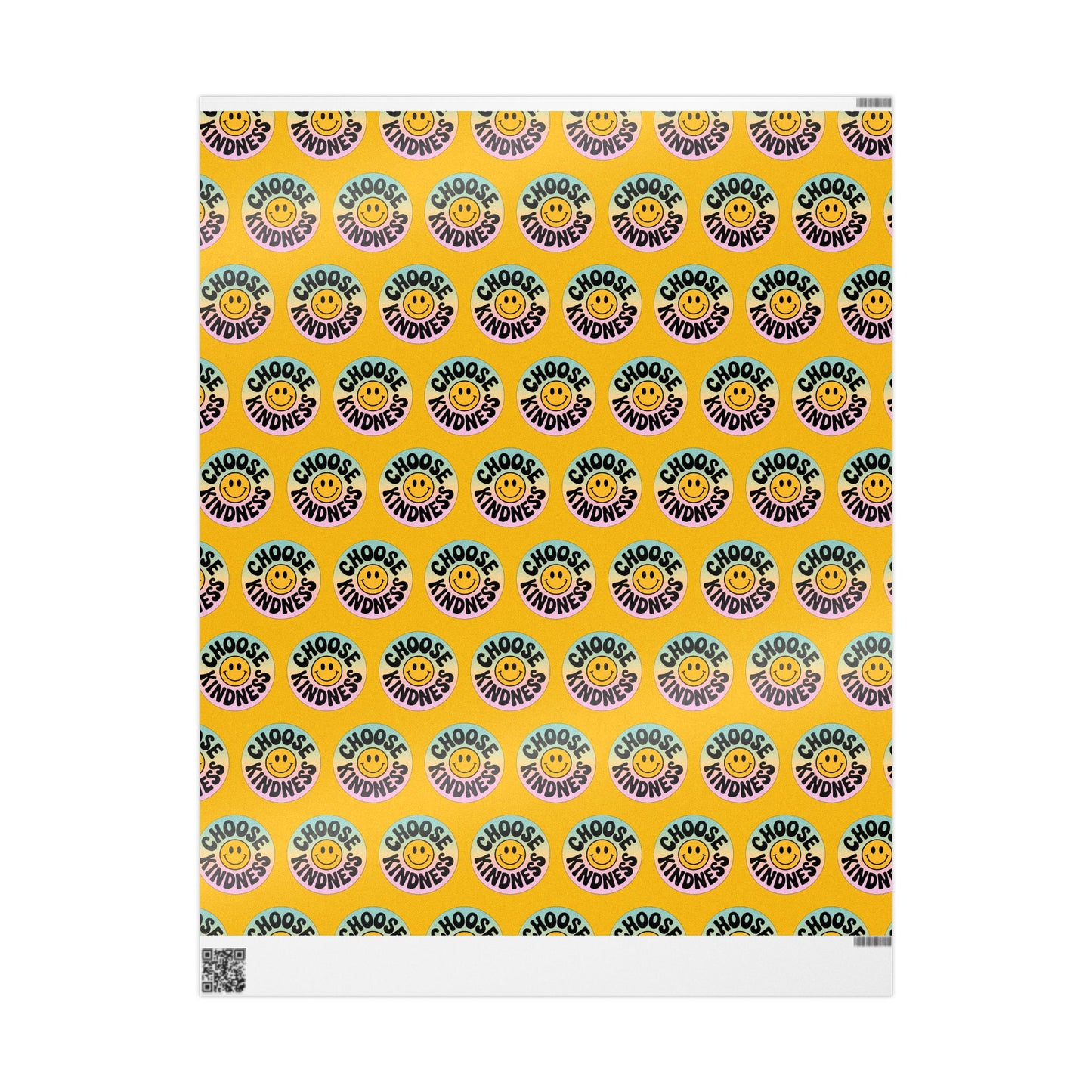Yellow Choose Kindness Wrapping Papers