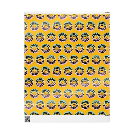 Yellow Choose Kindness Wrapping Papers