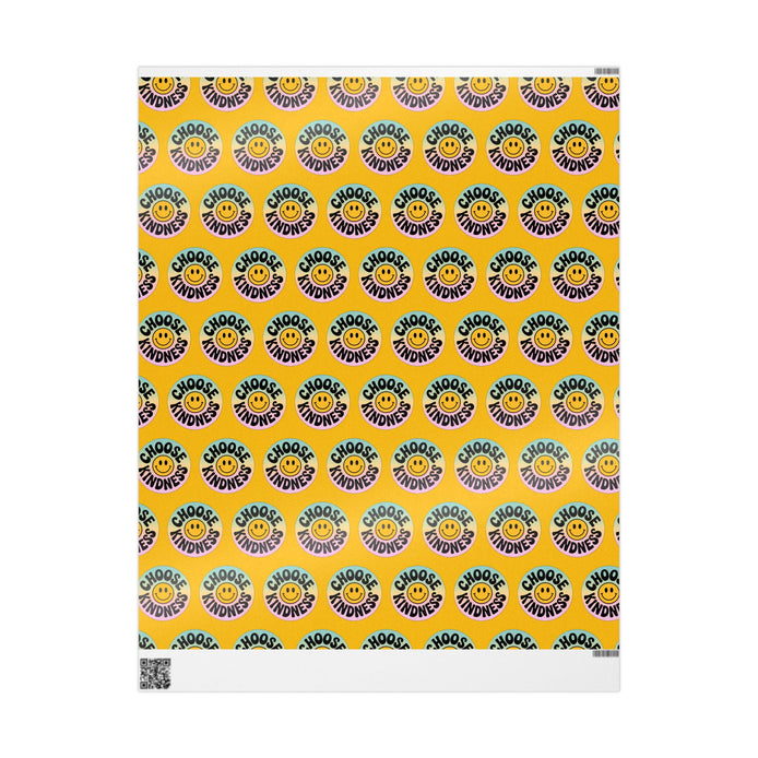 Yellow Choose Kindness Wrapping Papers