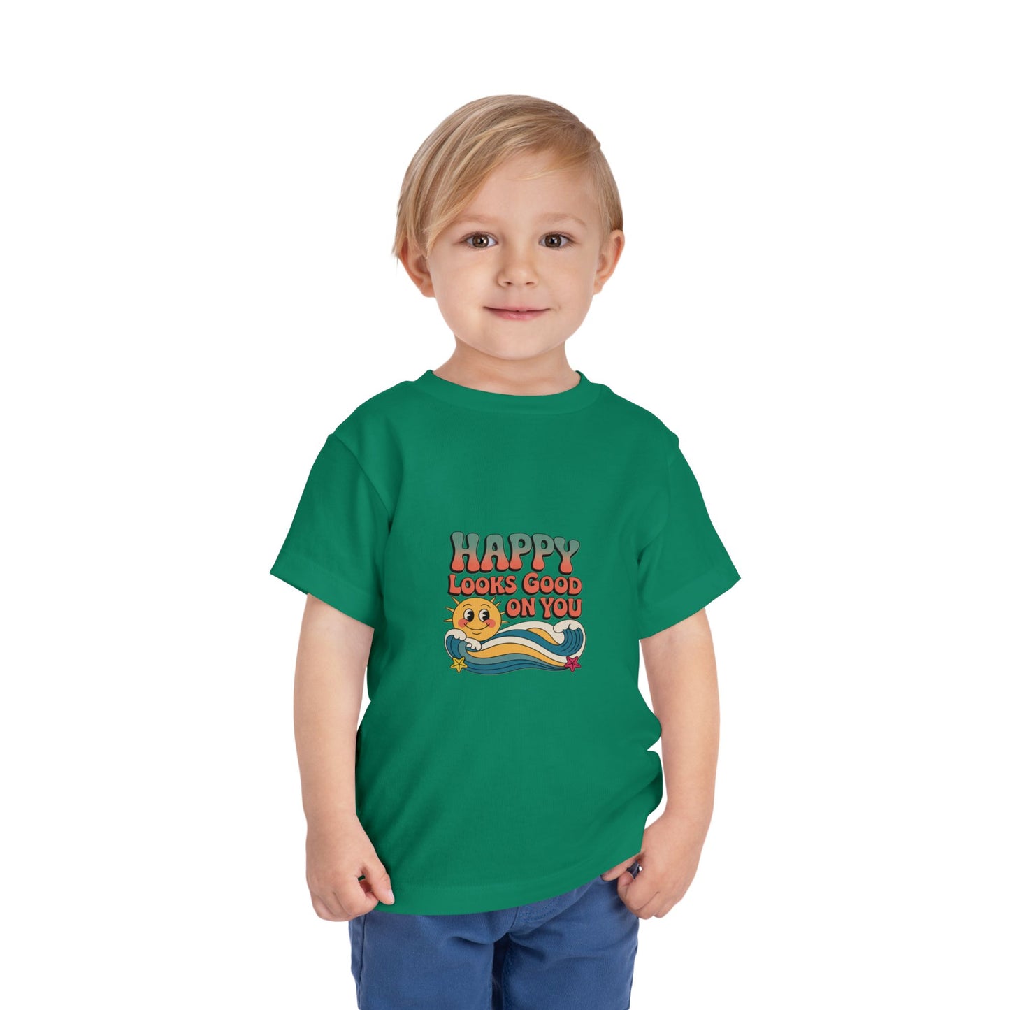 Happy Looks Good On You Toddler Tee