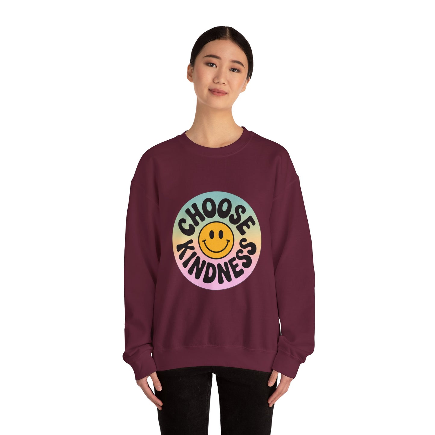 Choose Kindness Unisex Crewneck Sweatshirt - Positive Vibes Apparel