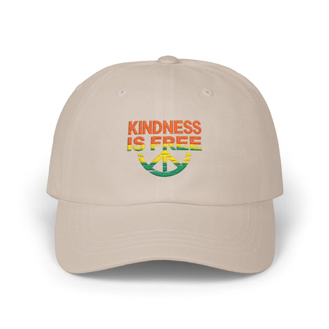 "Kindness Is Free" Peace Sign Embroidered Hat