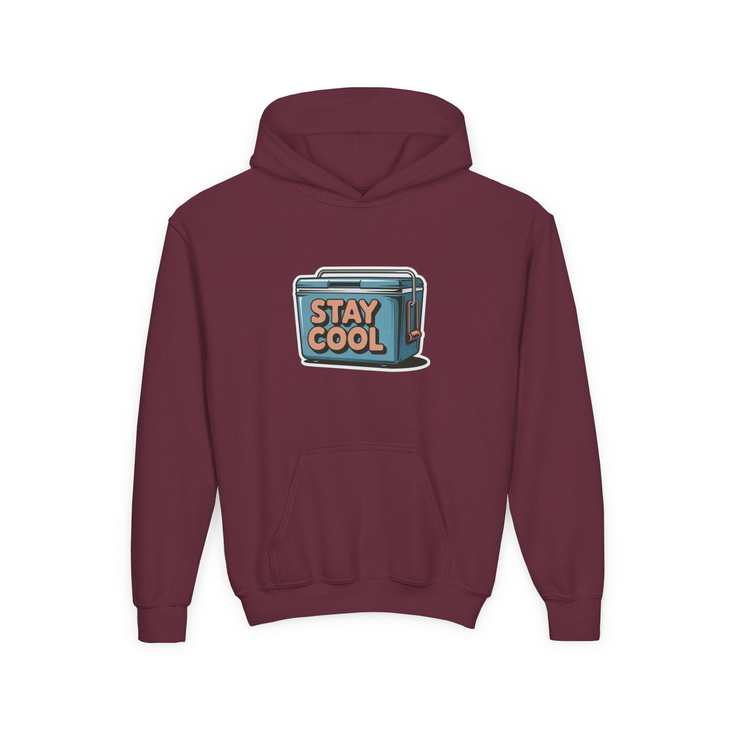 Youth Hooded Sweatshirt - Stay Cool Graphic