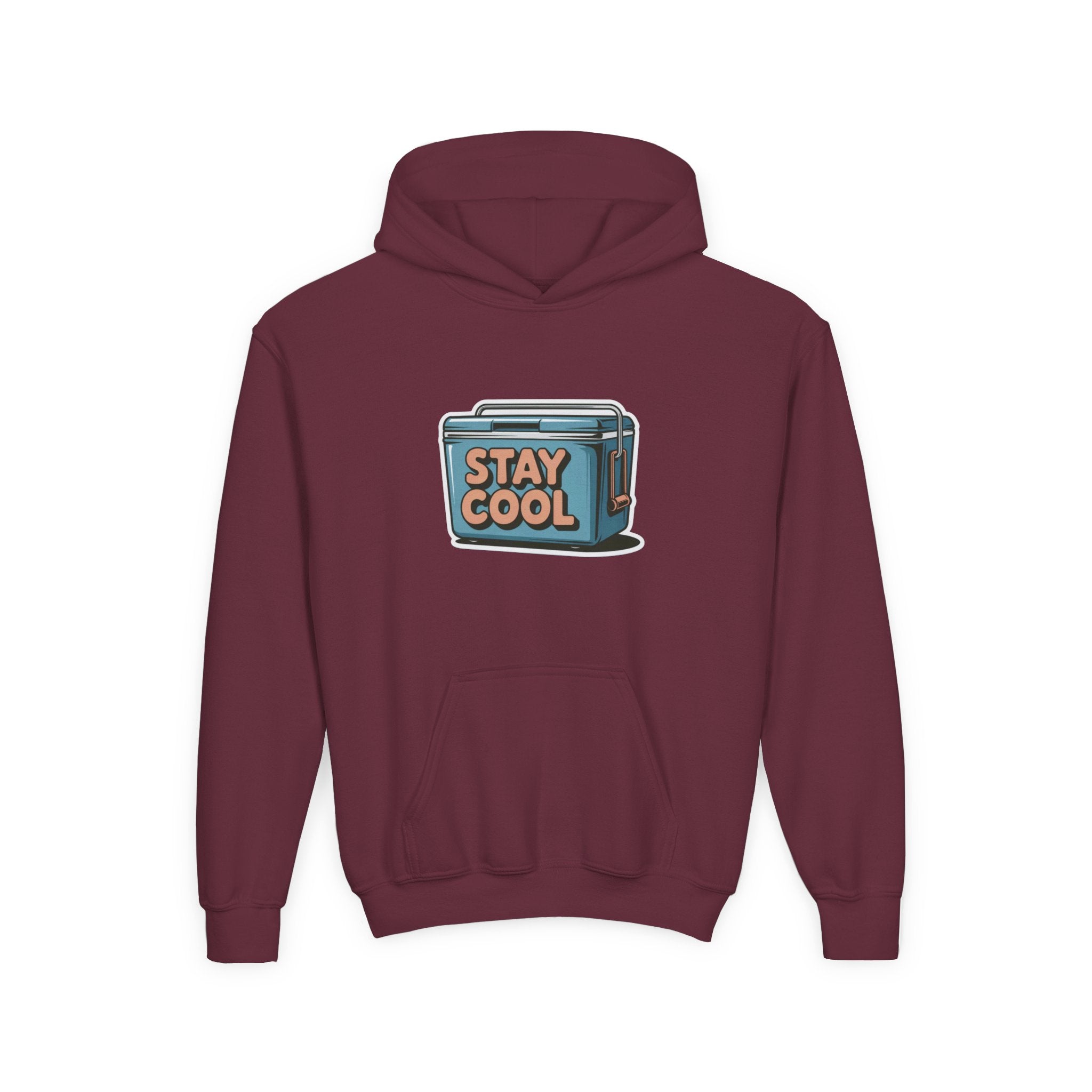 Youth Hooded Sweatshirt - Stay Cool Graphic