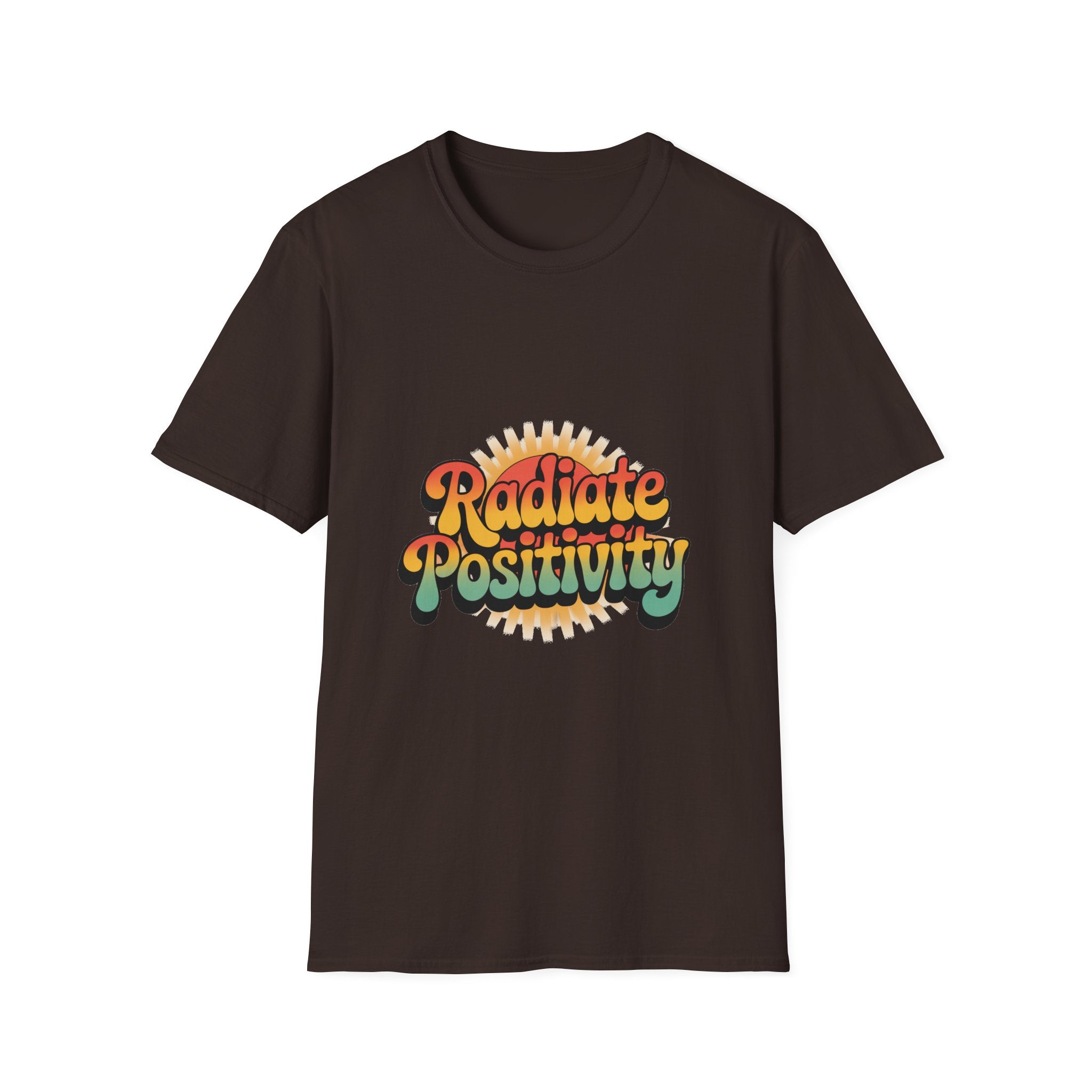 Radiate Positivity Unisex Softstyle T-Shirt - Feel Good Vibes