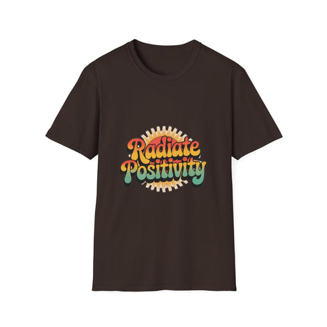 Radiate Positivity Unisex Softstyle T-Shirt - Feel Good Vibes