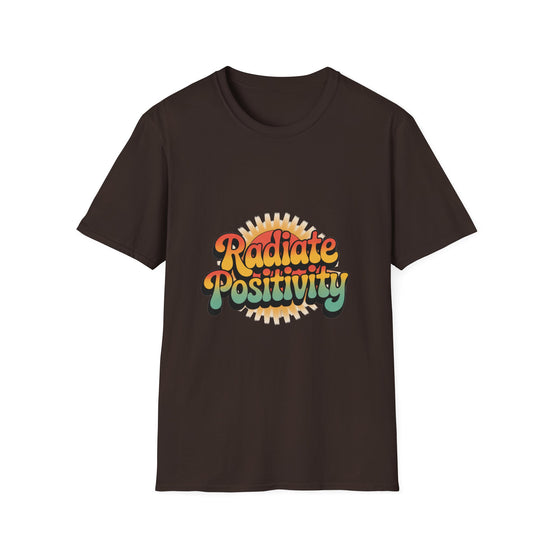 Radiate Positivity Unisex Softstyle T-Shirt - Feel Good Vibes