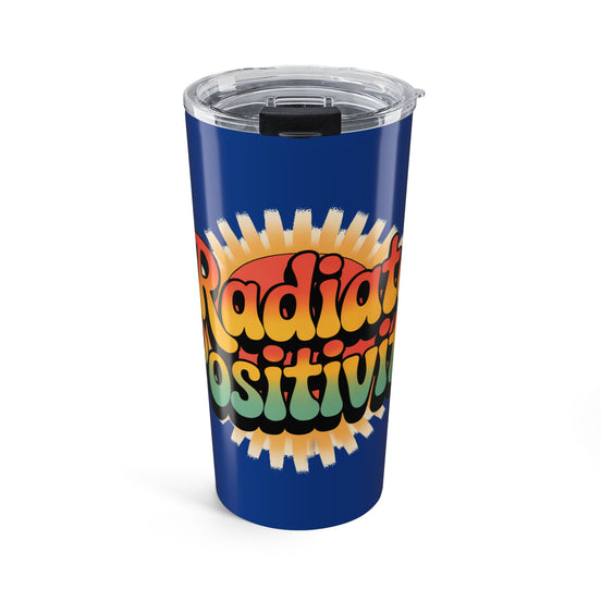 Blue Radiate Positivity Tumbler 20oz