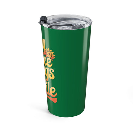 Say Nice Things and Smile Positive Vibes Tumbler 20oz