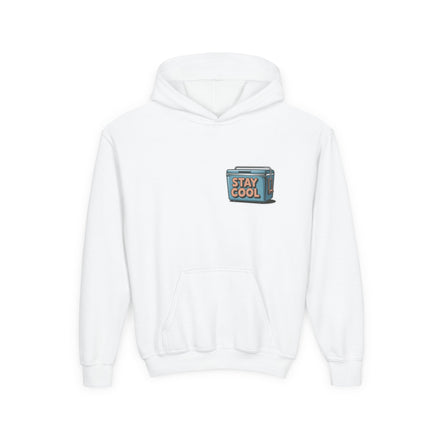 Youth Hooded Sweatshirt - Stay Cool Graphic