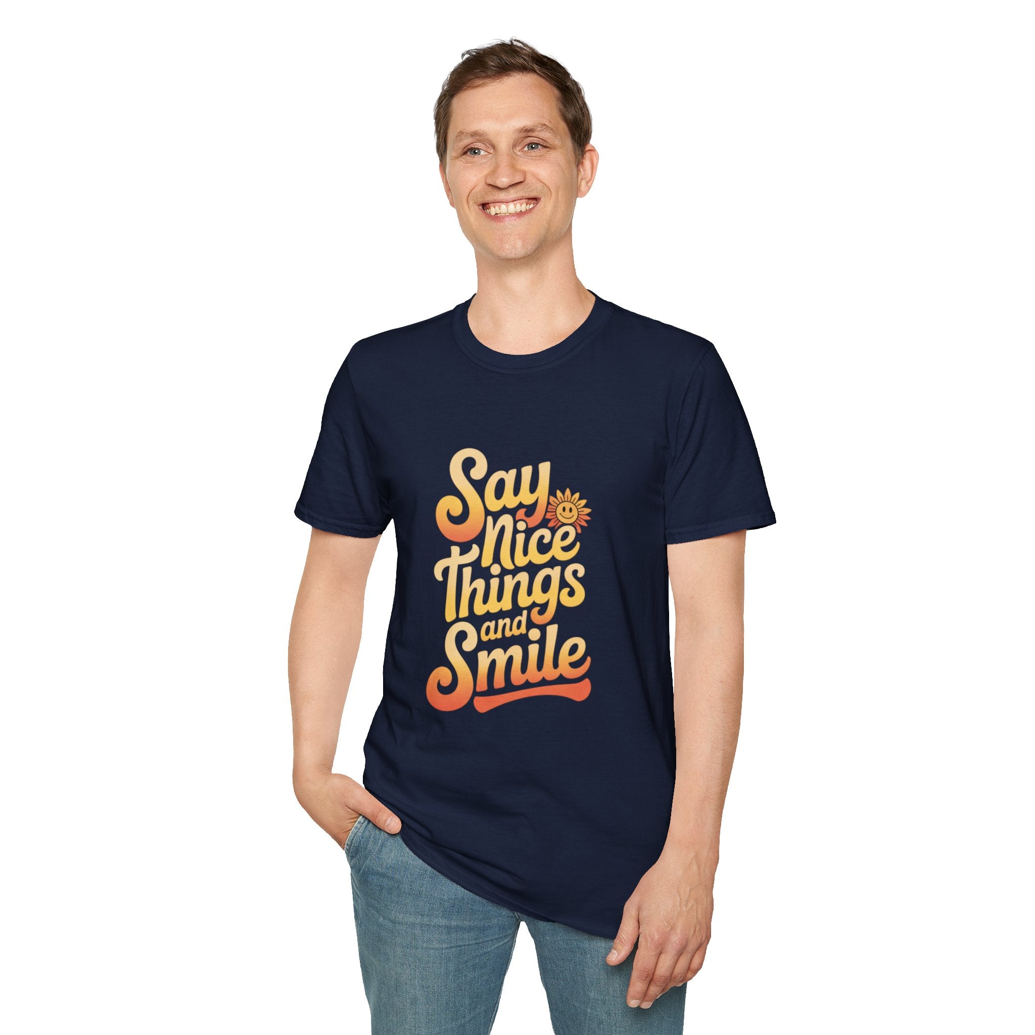 Positive Vibes Unisex Softstyle T-Shirt - 