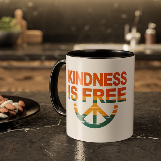 Kindness Is Free Mug - 11oz & 15oz Coffee Cup