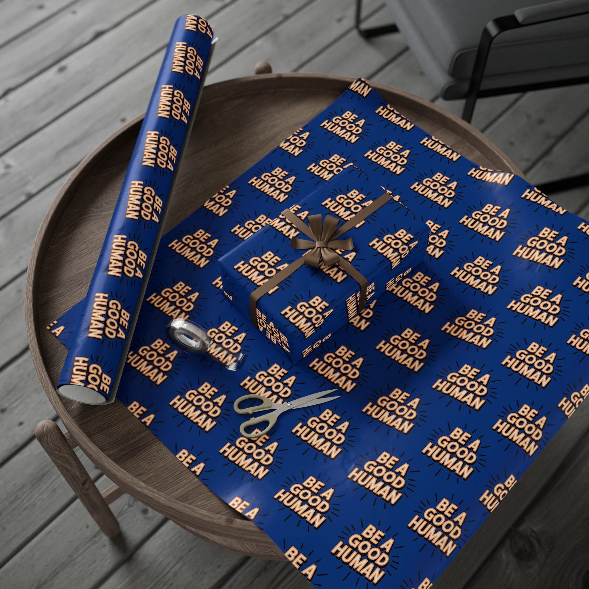 Be a Good Human Gift Wrap (Single Roll)