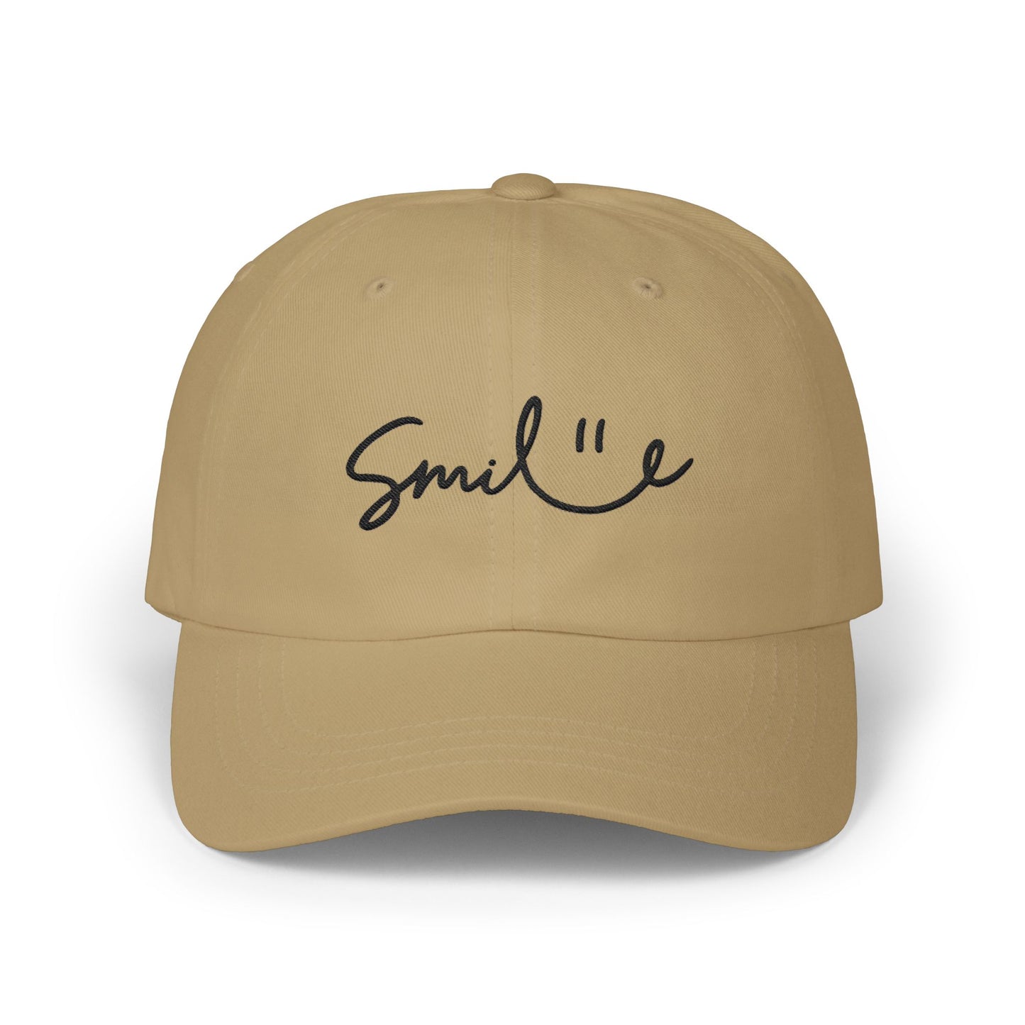 Smile Dad Cap – Embroidered Happy Face Baseball Hat