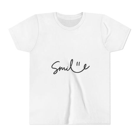 Smiley Youth Short Sleeve Tee - Positive Vibes for Kids